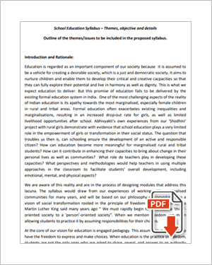 Syllabus Outline Final